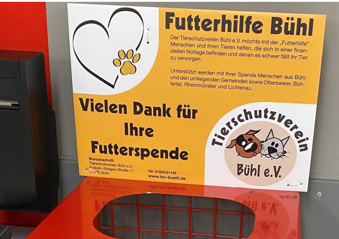 Crowdfunding-Projekt 'Futterhile Bühl' erfolgreich!